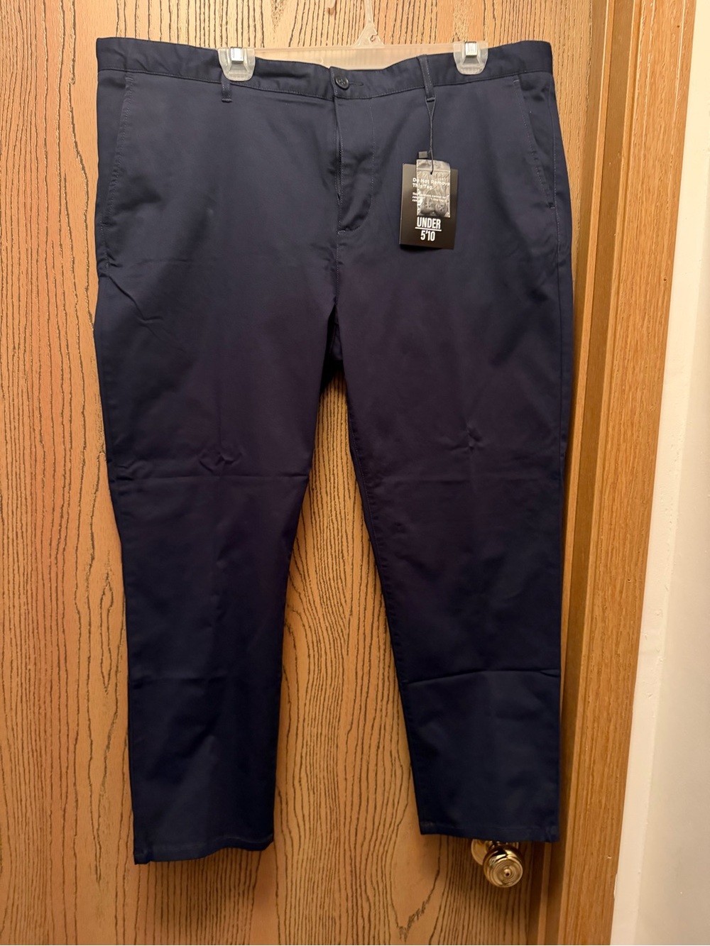 Classic Men’s Navy Chinos - Slim Straight Fit